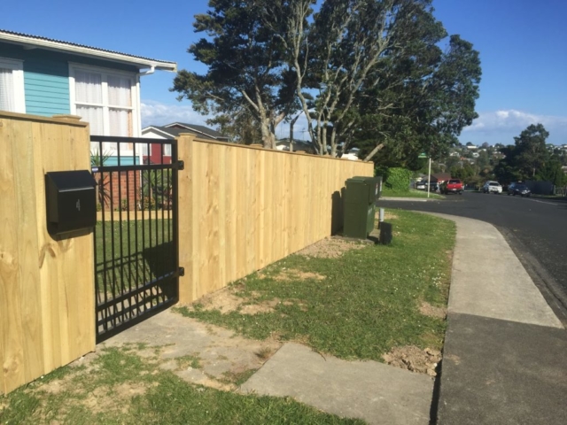 new fence and gate