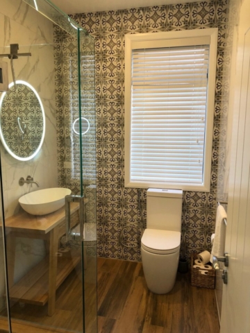 ensuite bathroom - after